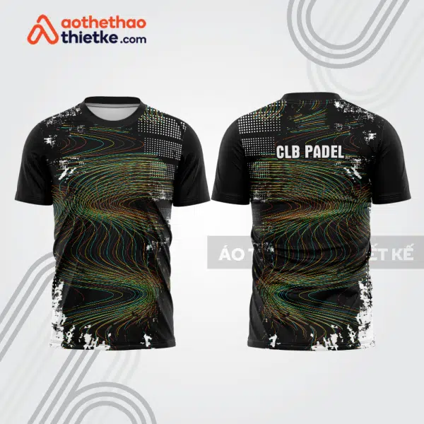 Mẫu thiết kế áo t-shirt đồng phục thi đấu padel đẹp pdb235
