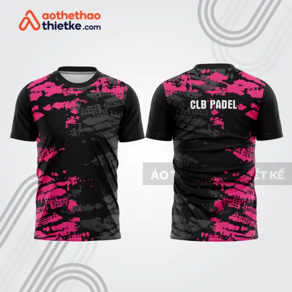 Mẫu thiết kế áo t-shirt đồng phục thi đấu padel đẹp pdb237