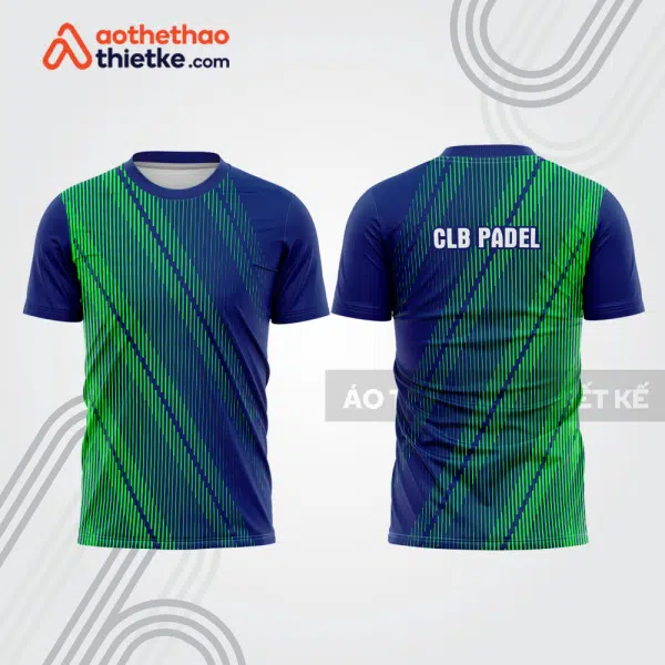 Mẫu thiết kế áo t-shirt đồng phục thi đấu padel đẹp pdb238