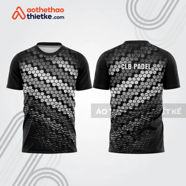 Mẫu thiết kế áo t-shirt đồng phục thi đấu padel đẹp pdb239