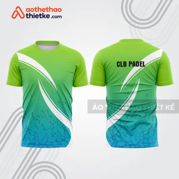 Mẫu thiết kế áo t-shirt đồng phục thi đấu padel đẹp pdb240