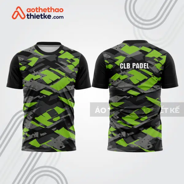 Mẫu thiết kế áo t-shirt đồng phục thi đấu padel đẹp pdb241