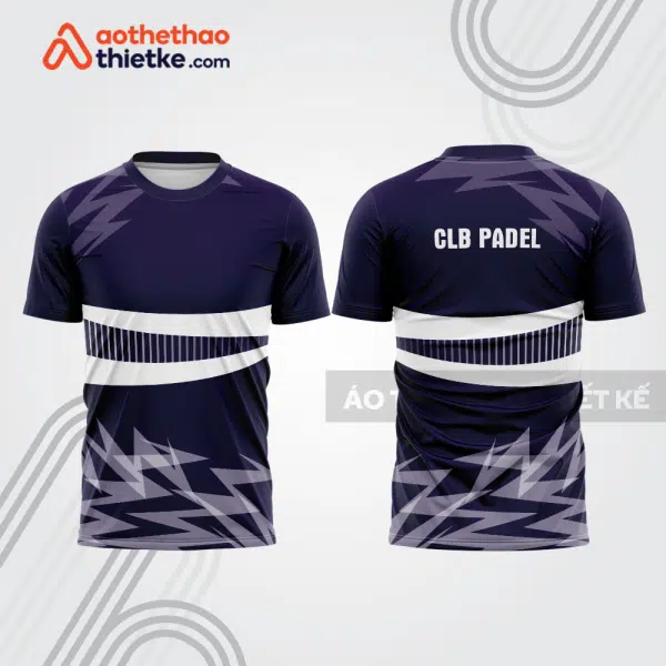 Mẫu thiết kế áo t-shirt đồng phục thi đấu padel đẹp pdb244