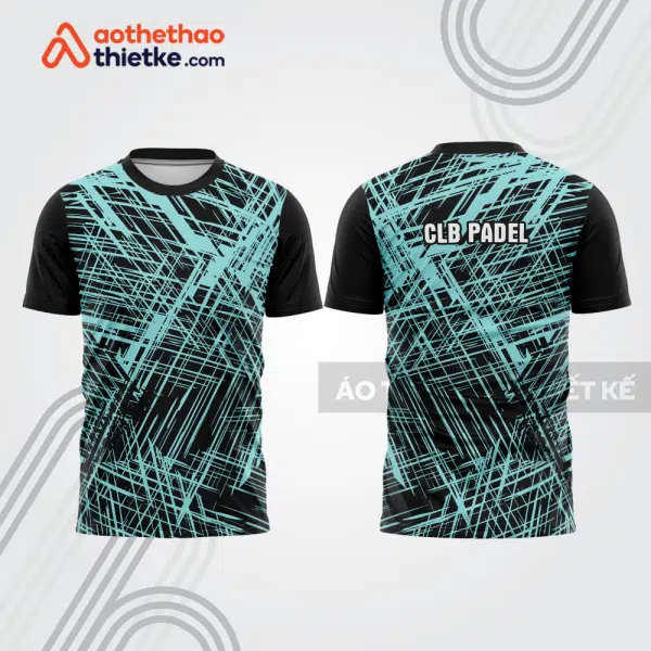 Mẫu thiết kế áo t-shirt đồng phục thi đấu padel đẹp pdb245