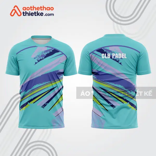 Mẫu thiết kế áo t-shirt đồng phục thi đấu padel đẹp pdb248