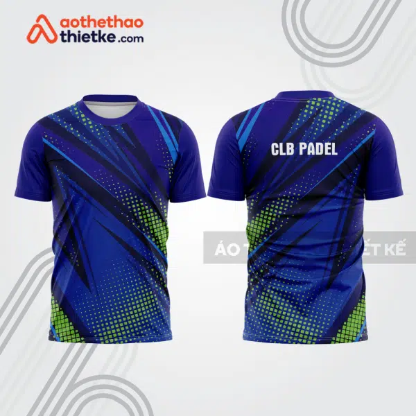 Mẫu thiết kế áo t-shirt đồng phục thi đấu padel đẹp pdb249