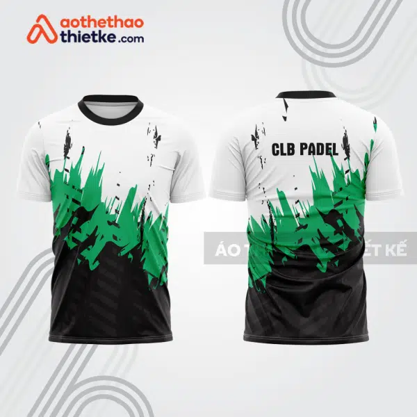 Mẫu thiết kế áo t-shirt đồng phục thi đấu padel đẹp pdb251