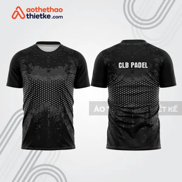 Mẫu thiết kế áo t-shirt đồng phục thi đấu padel đẹp pdb255