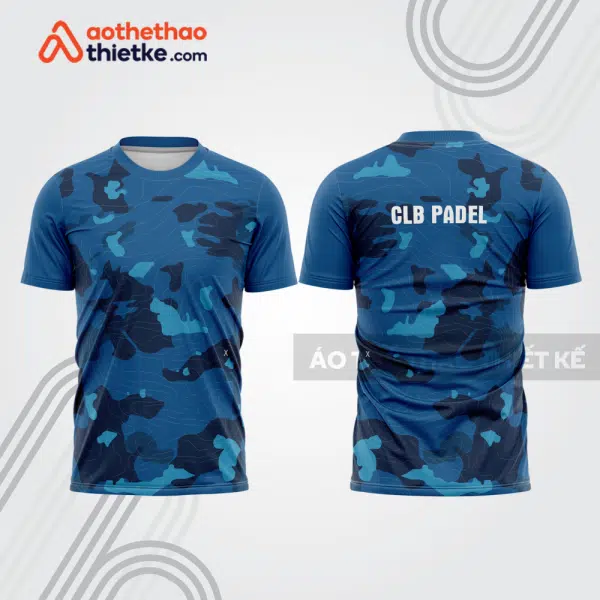Mẫu thiết kế áo t-shirt đồng phục thi đấu padel đẹp pdb256