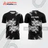 Mẫu thiết kế áo t-shirt đồng phục thi đấu padel đẹp pdb258