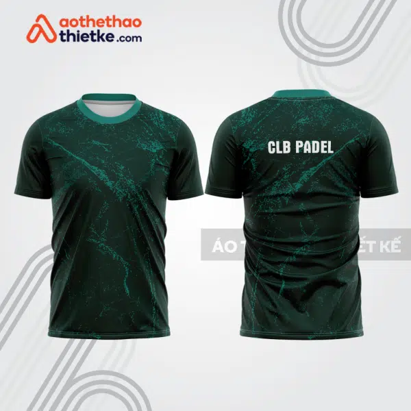 Mẫu thiết kế áo t-shirt đồng phục thi đấu padel đẹp pdb259