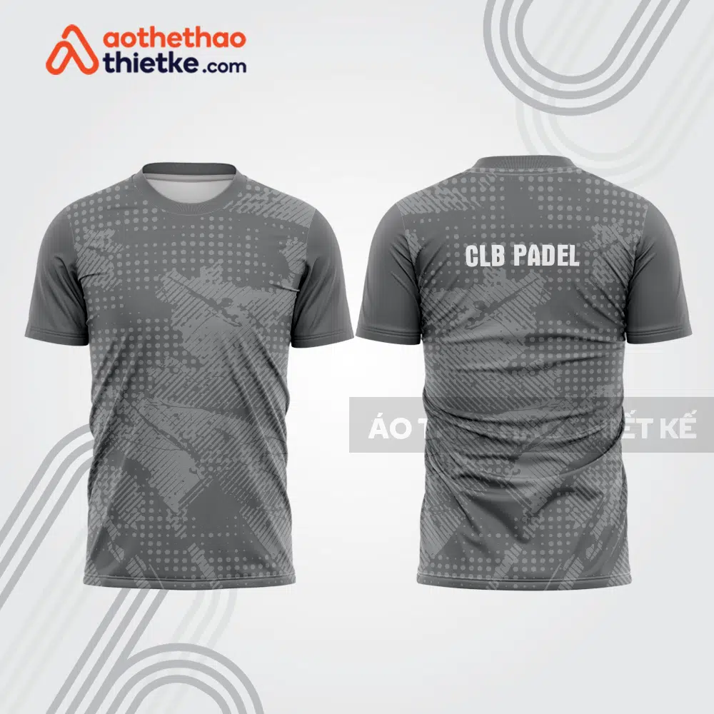 Mẫu thiết kế áo t-shirt đồng phục thi đấu padel đẹp pdb263