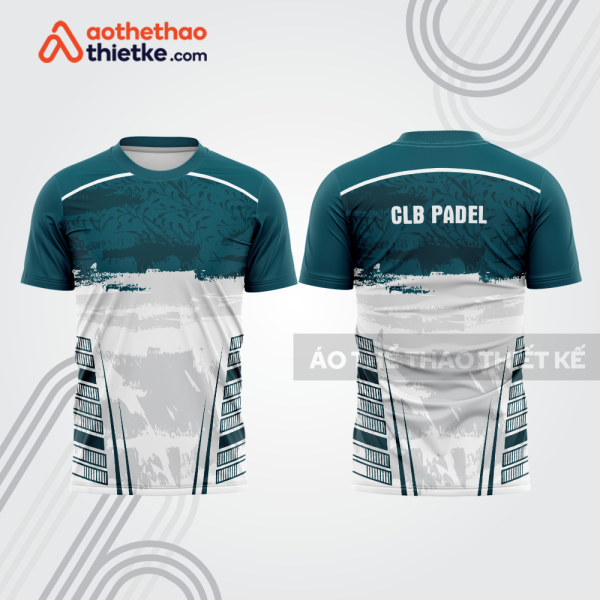Mẫu thiết kế áo t-shirt đồng phục thi đấu padel đẹp pdb264