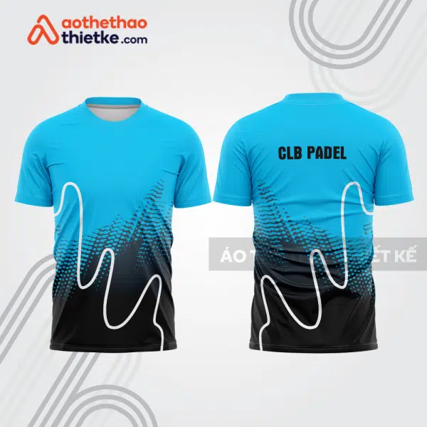 Mẫu thiết kế áo t-shirt đồng phục thi đấu padel đẹp pdb271