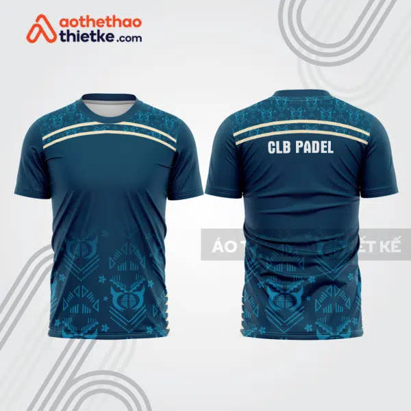 Mẫu thiết kế áo t-shirt đồng phục thi đấu padel đẹp pdb276