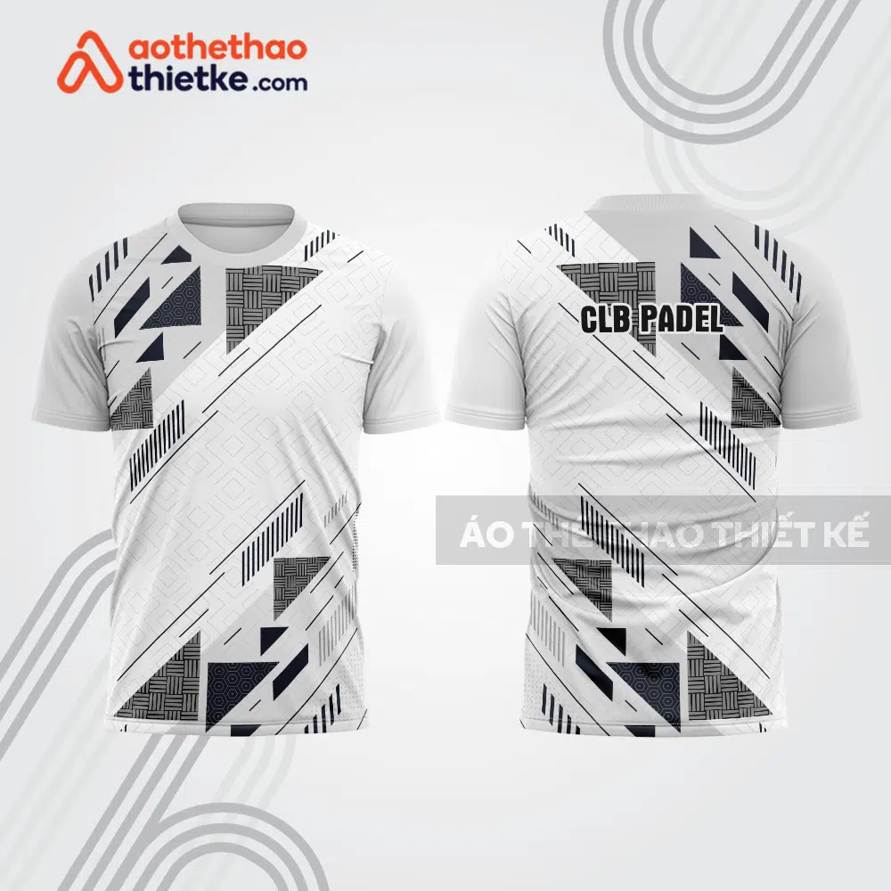 Mẫu thiết kế áo t-shirt đồng phục thi đấu padel đẹp pdb280