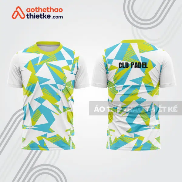 Mẫu thiết kế áo t-shirt đồng phục thi đấu padel đẹp pdb288