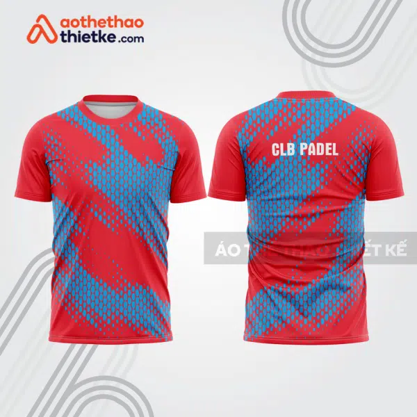 Mẫu thiết kế áo t-shirt đồng phục thi đấu padel đẹp pdb291