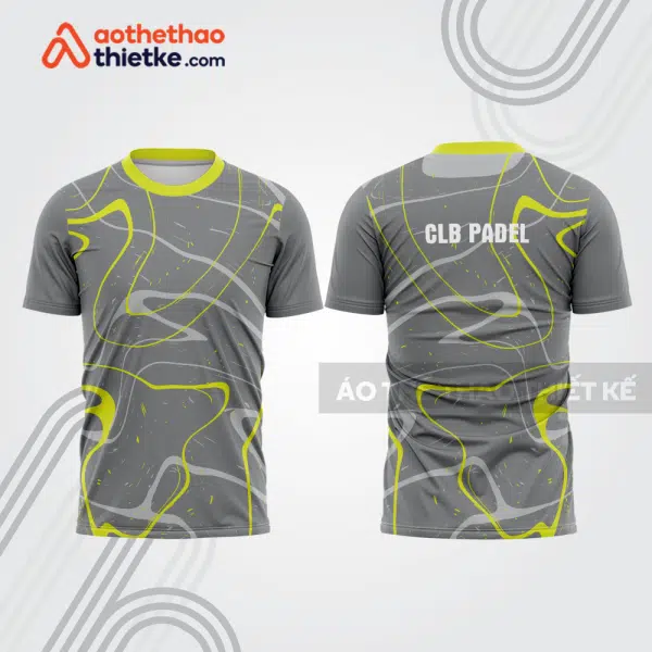 Mẫu thiết kế áo t-shirt đồng phục thi đấu padel đẹp pdb292
