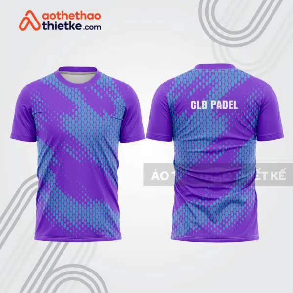 Mẫu thiết kế áo t-shirt đồng phục thi đấu padel đẹp pdb293