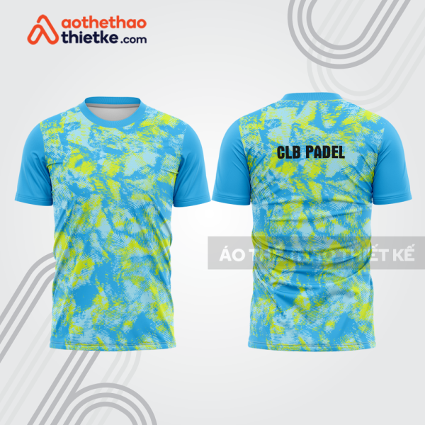 Mẫu thiết kế áo t-shirt đồng phục thi đấu padel đẹp pdb295