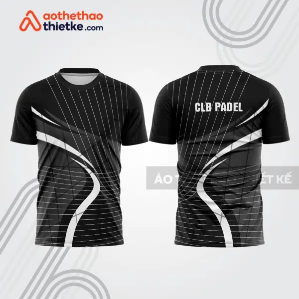 Mẫu thiết kế áo t-shirt đồng phục thi đấu padel đẹp pdb296