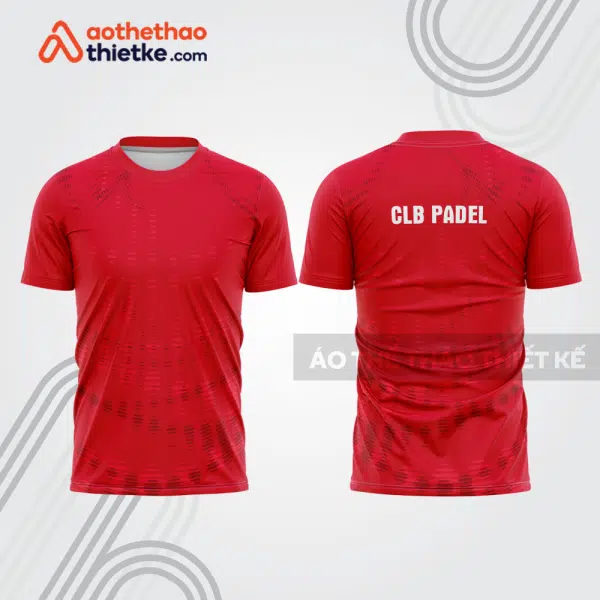 Mẫu thiết kế áo t-shirt đồng phục thi đấu padel đẹp pdb297