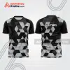 Mẫu thiết kế áo t-shirt đồng phục thi đấu padel đẹp pdb300