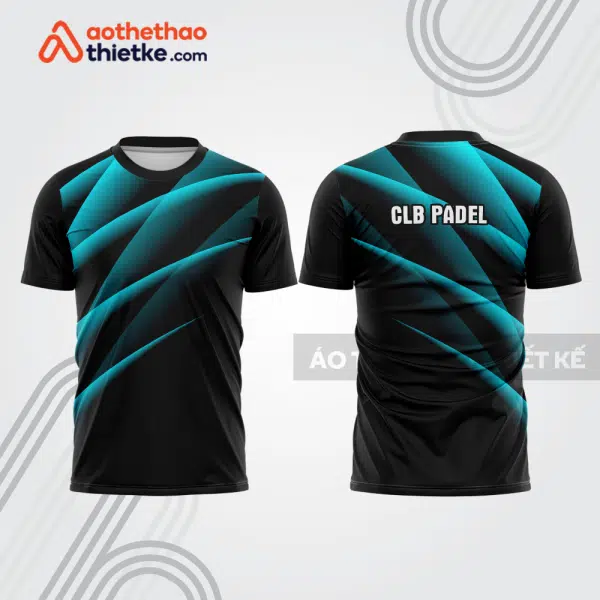 Mẫu thiết kế áo t-shirt đồng phục thi đấu padel đẹp pdb301
