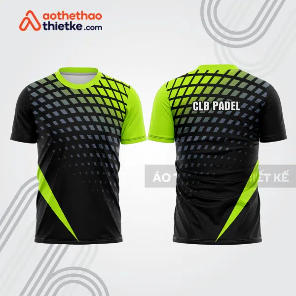Mẫu thiết kế áo t-shirt đồng phục thi đấu padel đẹp pdb303