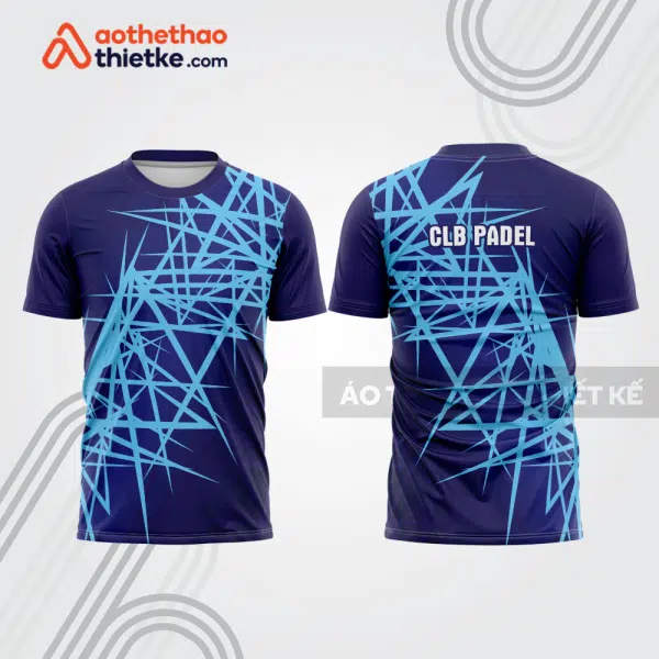 Mẫu thiết kế áo t-shirt đồng phục thi đấu padel đẹp pdb305