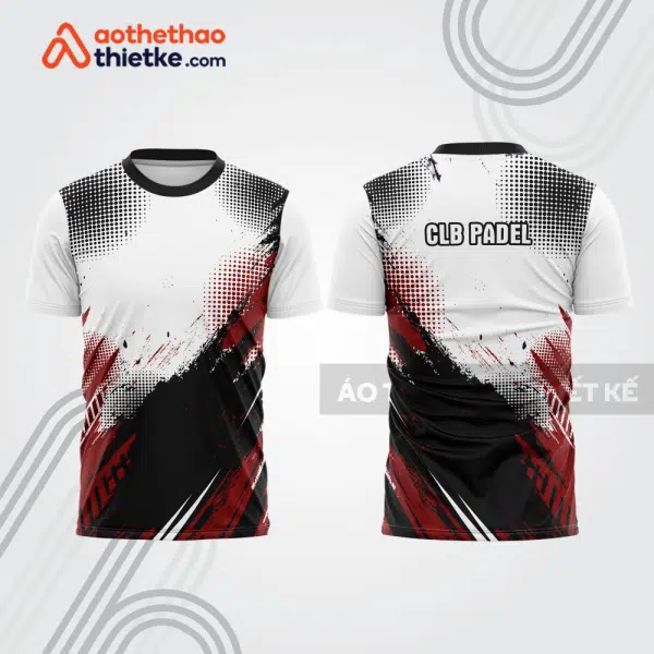 Mẫu thiết kế áo t-shirt đồng phục thi đấu padel đẹp pdb306