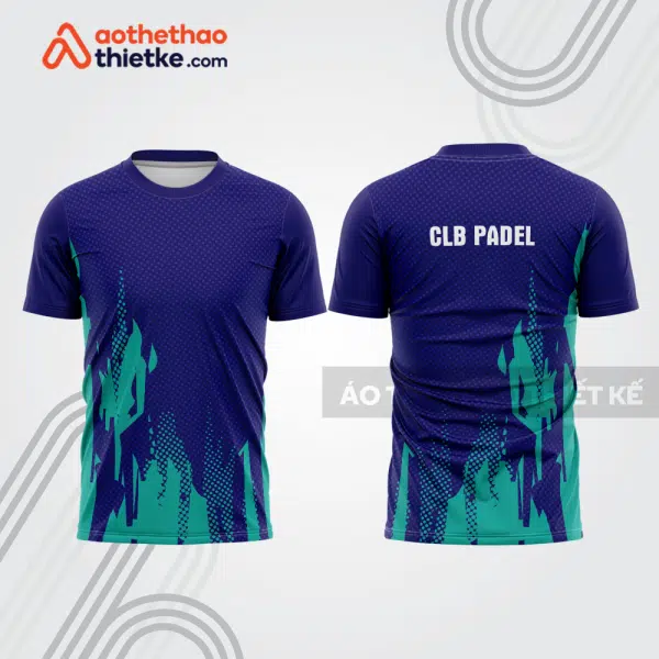 Mẫu thiết kế áo t-shirt đồng phục thi đấu padel đẹp pdb309