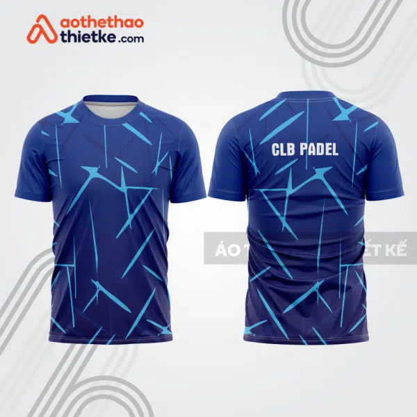 Mẫu thiết kế áo t-shirt đồng phục thi đấu padel đẹp pdb310