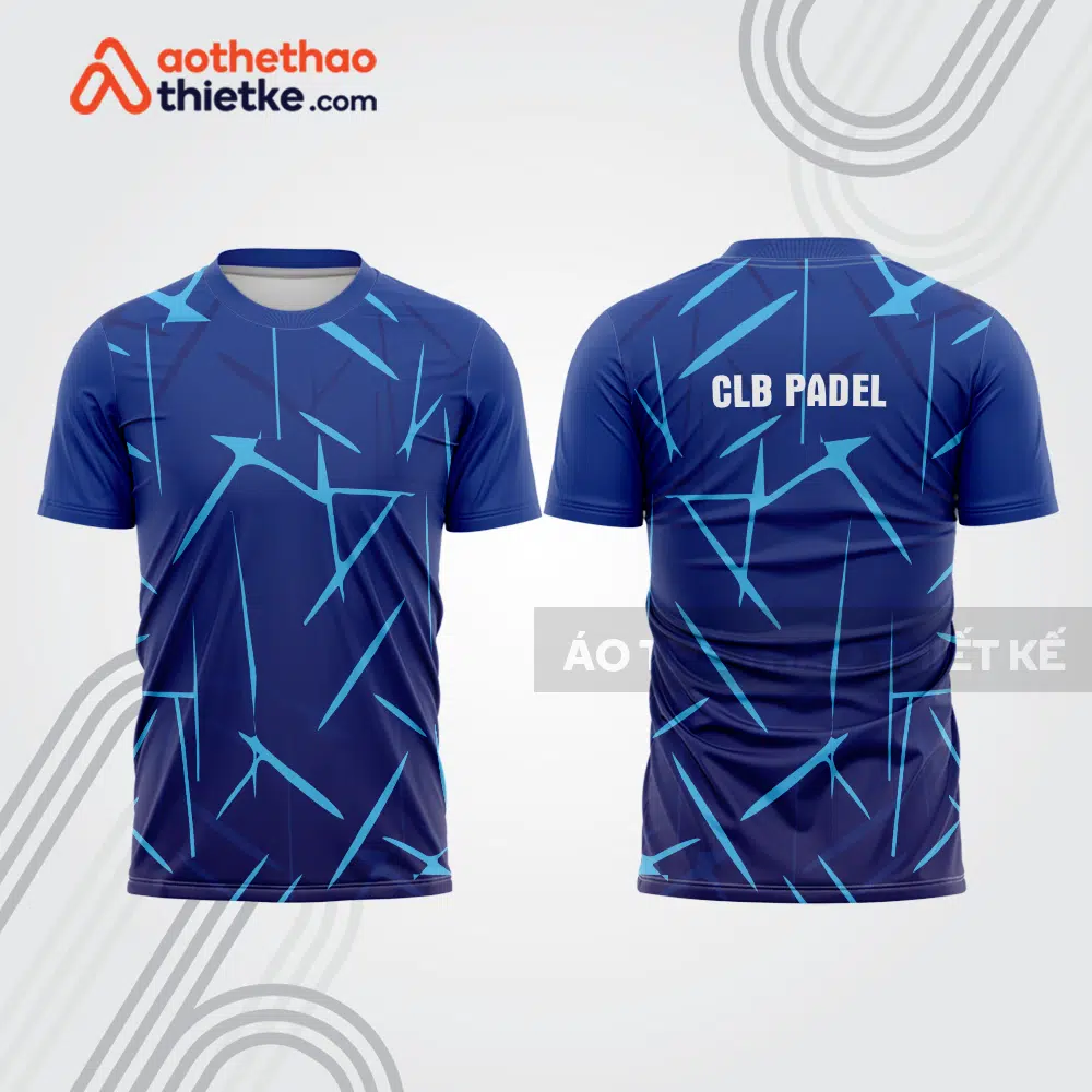 Mẫu thiết kế áo t-shirt đồng phục thi đấu padel đẹp pdb310