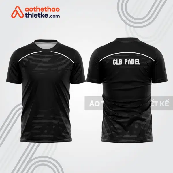 Mẫu thiết kế áo t-shirt đồng phục thi đấu padel đẹp pdb311
