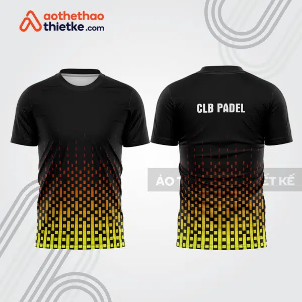 Mẫu thiết kế áo t-shirt đồng phục thi đấu padel đẹp pdb312