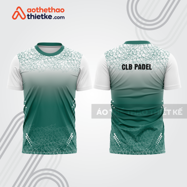 Mẫu thiết kế áo t-shirt đồng phục thi đấu padel đẹp pdb314