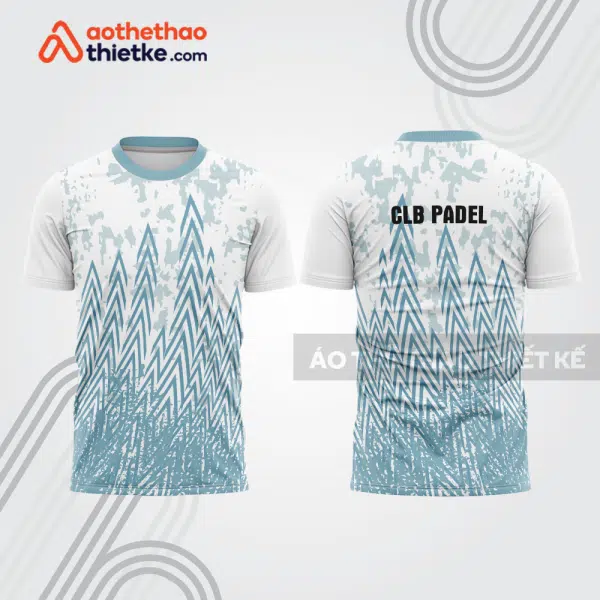 Mẫu thiết kế áo thể thao cổ tròn thi đấu padel đẹp pdb319