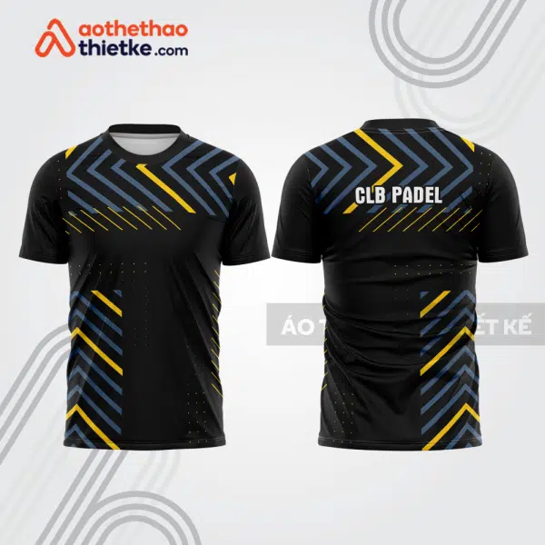 Mẫu thiết kế áo thể thao cổ tròn thi đấu padel đẹp pdb321
