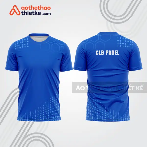 Mẫu thiết kế áo thể thao cổ tròn thi đấu padel đẹp pdb330
