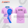 Mẫu thiết kế áo thể thao cổ tròn thi đấu padel đẹp pdb335