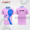 Mẫu thiết kế áo thể thao cổ tròn thi đấu padel đẹp pdb335