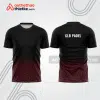 Mẫu thiết kế áo thể thao cổ tròn thi đấu padel đẹp pdb342