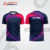 Mẫu thiết kế áo thể thao cổ tròn thi đấu padel đẹp pdb352