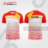 Mẫu thiết kế áo thể thao cổ tròn thi đấu padel đẹp pdb362