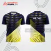 Mẫu thiết kế áo thể thao cổ tròn thi đấu padel đẹp pdb363