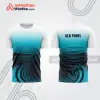Mẫu thiết kế áo thể thao cổ tròn thi đấu padel đẹp pdb366