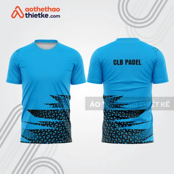 Mẫu thiết kế áo thể thao cổ tròn thi đấu padel đẹp pdb370