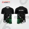 Mẫu thiết kế áo thể thao cổ tròn thi đấu padel đẹp pdb386